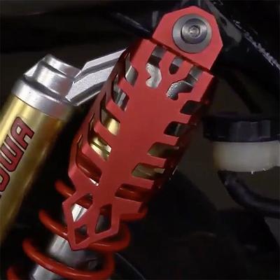New 1pcs Motorcycle Modified Shock-absorbing Protective Cover Car Accessories Aluminum Alloy Shock-absorbing Protective Cover