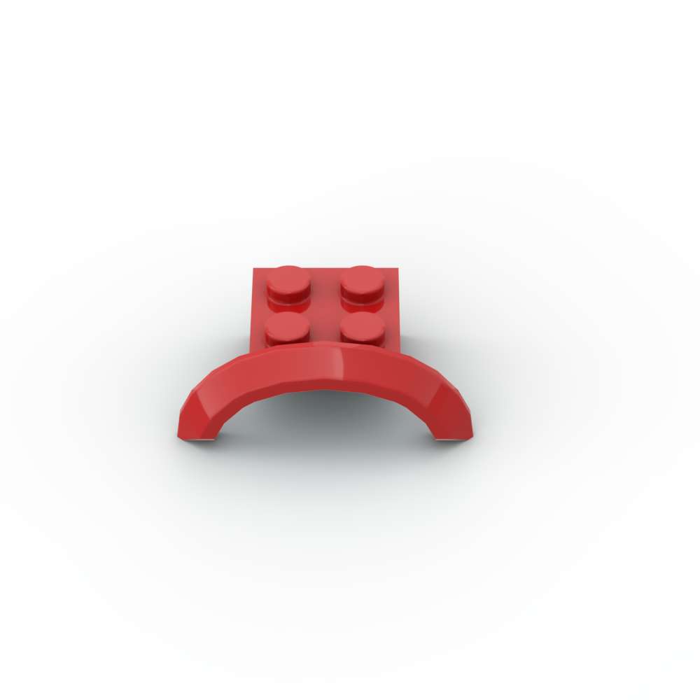 Non-Toxic Moc 10Pcs 98282 Mudguard 4X2 1/2X1 Building Blocks Kit Arch Rounded Vehicle Bricks Particle Puzzle Idea Toys Children Kid Gifts