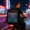 Laptop Backpacks with Programmable Screen,App Control Led Laptop Backpacks,Waterproof Led Bag,Motorcycle Backpacks