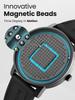 EUTOUR Magnetic Casual Quartz Watch with Magnetic Ball 40mm Rubber Black Men's Watch, Creative, Stylish, Simple, Design, Dial, Band,