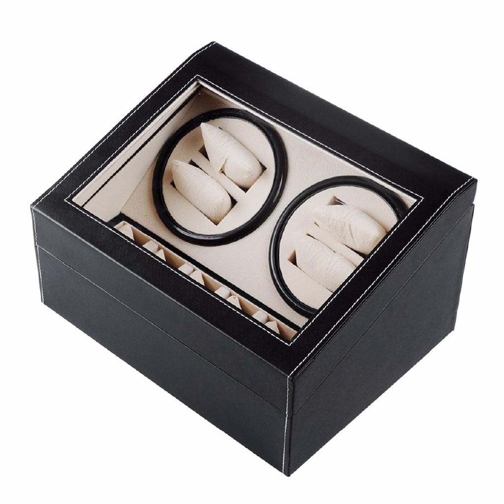 High Quality Watch Winder Rotator Display Box 4+6 Automatic Watch Chain Motor Box Watch Rotating Mechanical Box