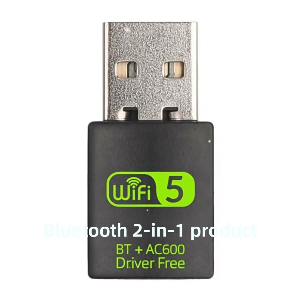Bluetooth Wifi Network Adapter USB2.0 Wireless Network Card Bluetooth 5.0 2 in1 Dongle Home Office