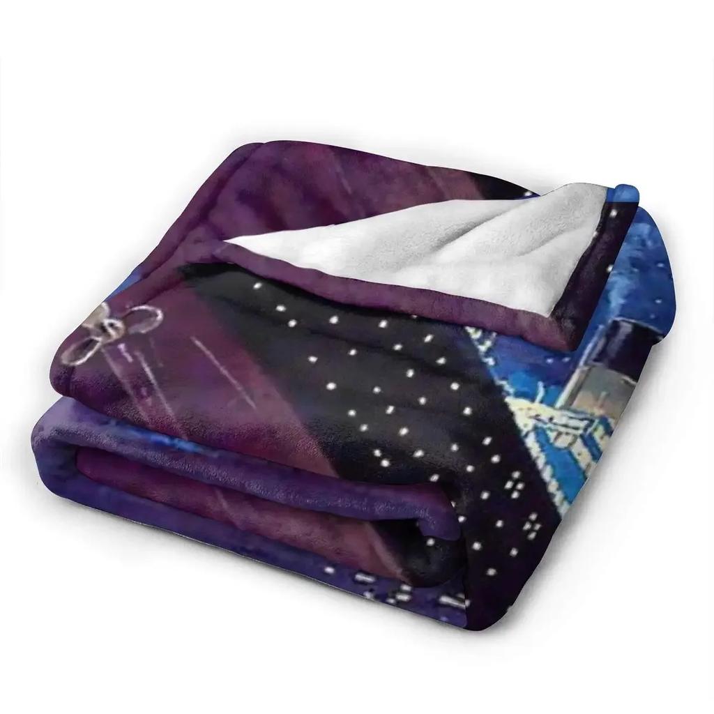 Titanic Sinking Throw Blanket Super Soft Fuzzy Cozy Warm Plush Blanket for Bed Couch Chair Living Room Spring Fall Winter Spring