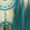 Handcrafts Dreamcatchers with Pampas Grass and Crystal Stone for Home Wall Hanging Decoration and Peaceful Ambiances