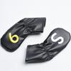 Waterproof Golf Putter Covers, Golf Iron Head Covers PU Leathers Golf Club Covers Iron Headcovers, Golf Club Head Covers