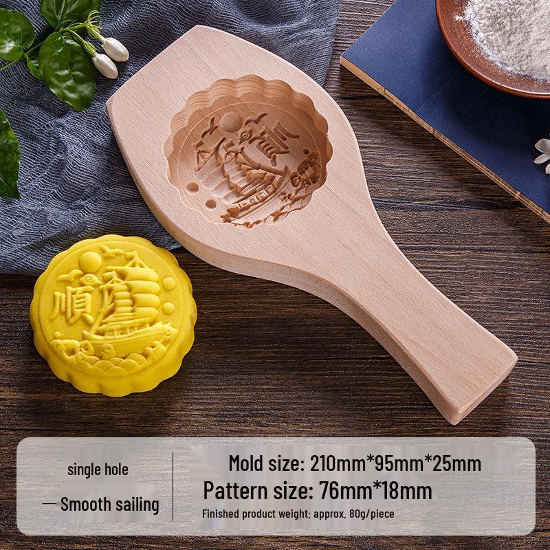 Wooden Mold Set: Mooncake, Mung Bean Cake, Pastry, Noodle