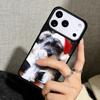 Capa Case für iPhone 17 Air 16 Pro Max 15 Plus 11 13 Mini 14 12 Rückseite Handyhülle Schnauzer Hund