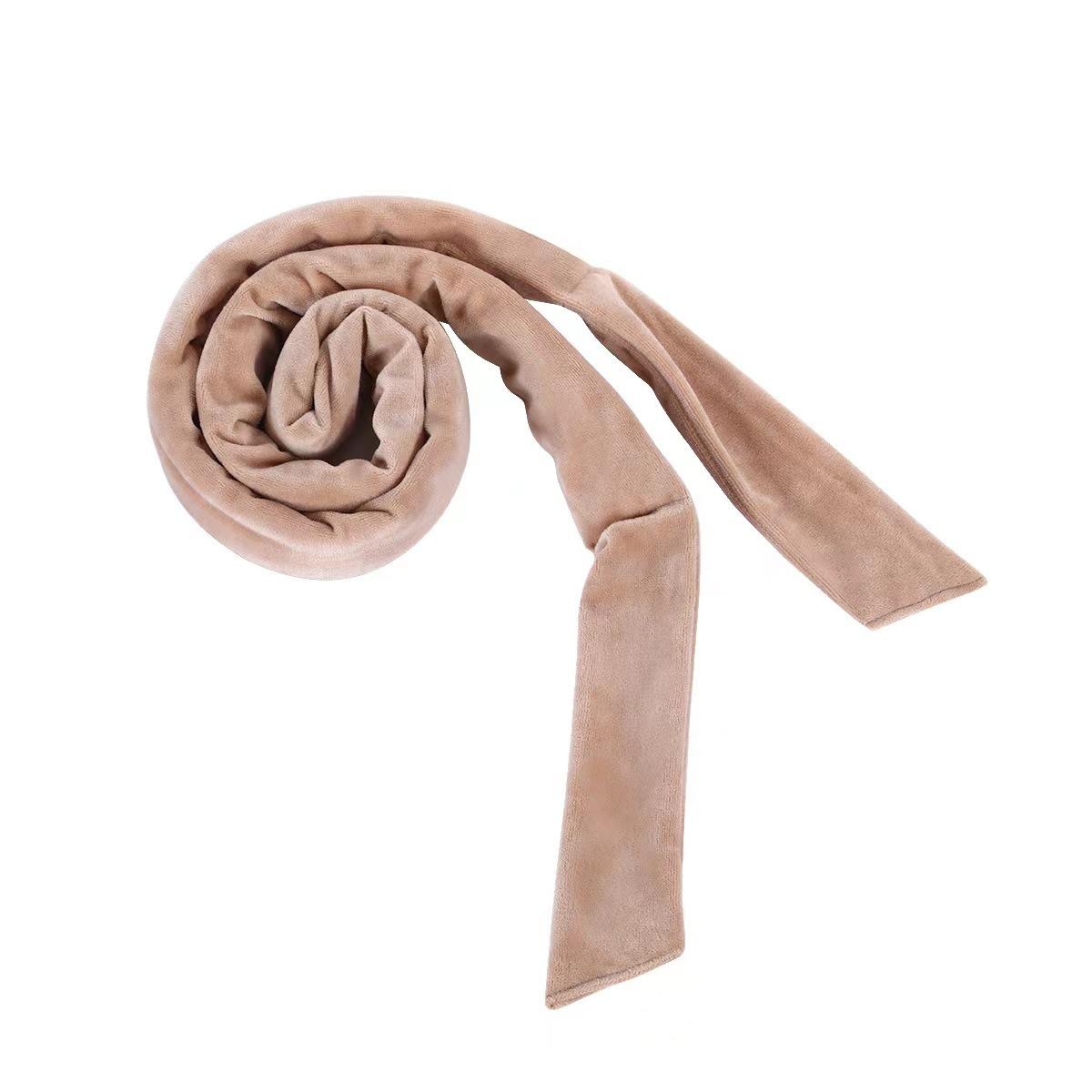 

Кудрявая лента Ленивая спящая вьющаяся повязка для волос Катушка Парикмахерская Большая волна Без нагрева Завивка Повязка на голову верблюд