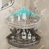 Plastic Bathroom Corner Storage Shelf Convenient Cosmetic Holder Storage Rack  Hostel