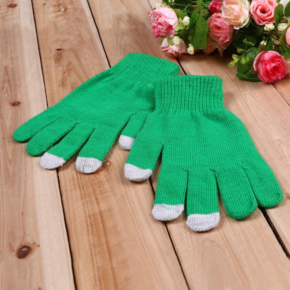 Touch Screen Gloves Smartphone Touch Screen Gloves Women's Knitted Winter Wool Warm Men's Gloves