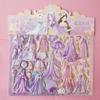 Handmade Princess Changing Sticker Dress Up Glitter Stationery Sticker  Kids