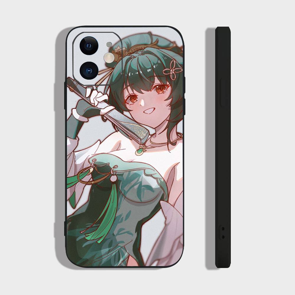 Hanying Zitheriwo Animated Mobile Game P-PGR Phone Case For IPhone 17 Air 16 15 14 13 Pro Max 11 12 Black Silicone Cover