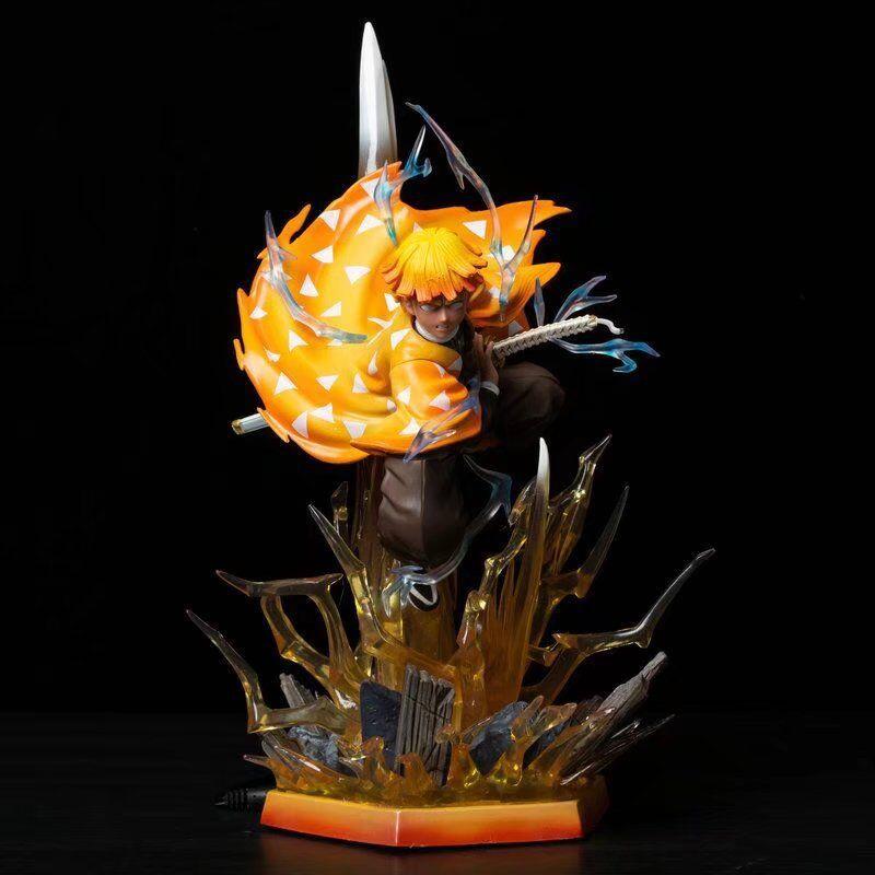 32cm Anime A Flash of Thunder Double-headed Sculpture Anime Figure Model 32cm