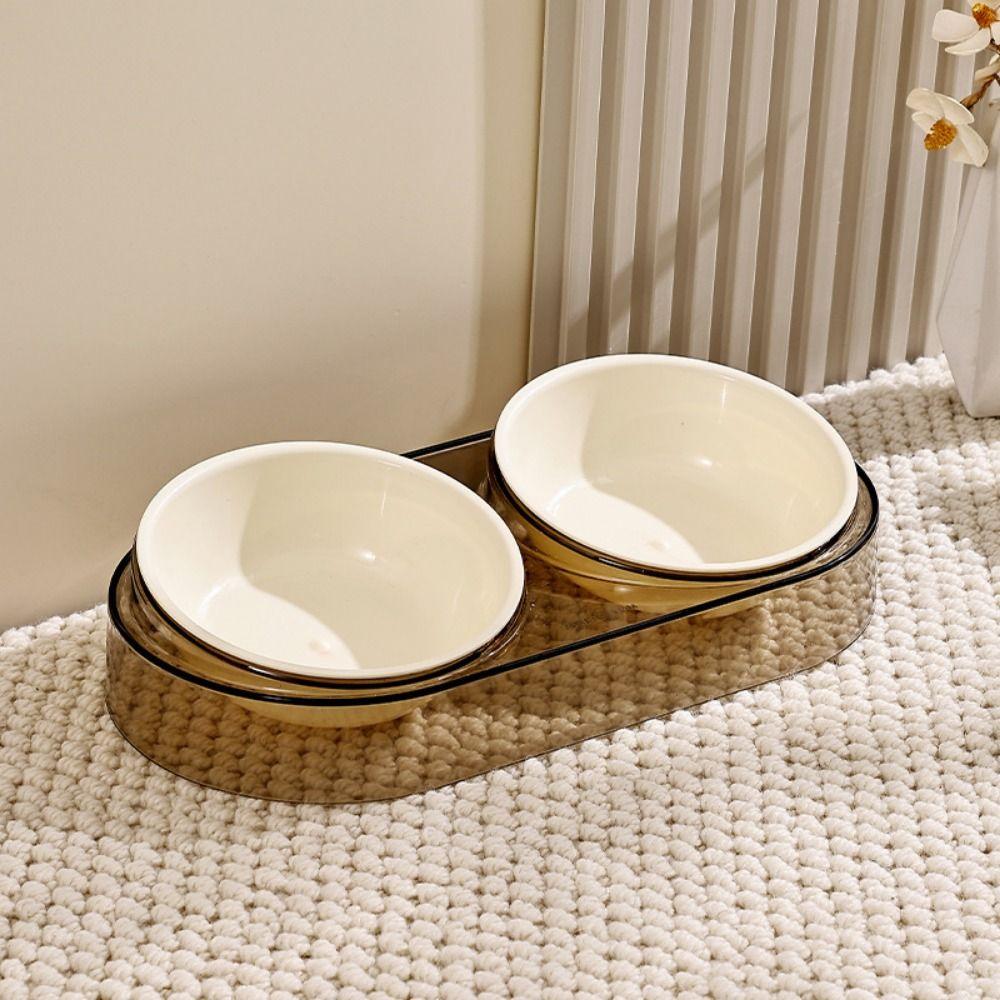 Anti Spill Raised Dog Cat Bowl Non-Slip Pet Food and Water Bowl Cat Feeding Bowl  For Puppy Kitten