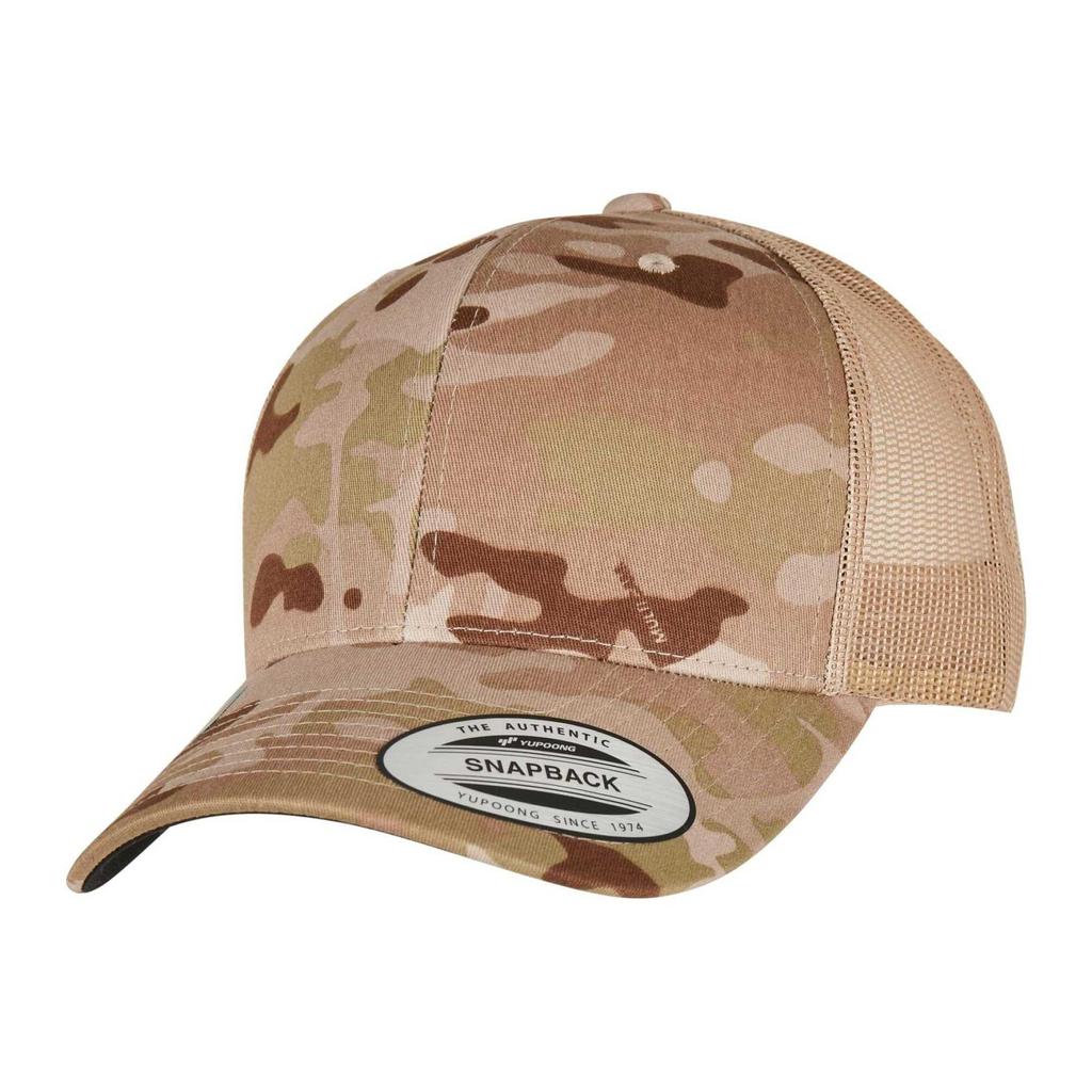 FLEXFIT Unisex Erwachsenen Retro Camouflage Trucker-Kappe
