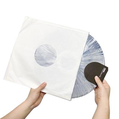 2pcs Record Cleaner Handler Mitt Black Vinyl Record Clip Disc Cleaning Protection Pad Lightweight