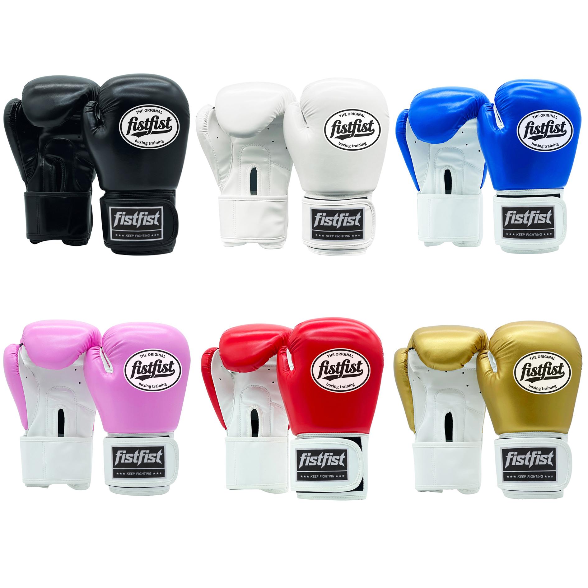 Custom Logo MMA Boxing Gloves Shockproof PU Leather Punching Gloves Breathable Padded Training Sparring Gloves for Adults Kids 6oz