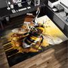 Bumblebee And Sunflower Office Rug Chair Mat, Entryway Carpet, Suitable for Front Door, Bedroom, Living Room, Desk, Holiday Gift