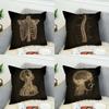 Anatomical Skeleton Pillow Case For Car Sofa Decorative Home Doublesided Print Plush Square Throw Pillow Cushion Cover