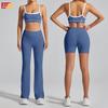 Abstract Sportswear Set For Women With Quick Dry Fabric Perfect For Running And Fitness Activities