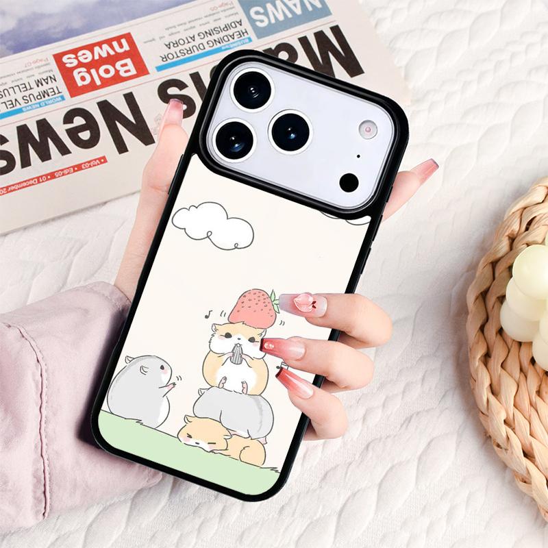 Guinea Pig Hamster Collage Phone Case For IPhone 17 16e 15 14 13 12 11 Pro Max Air Mini Soft Protective Cover