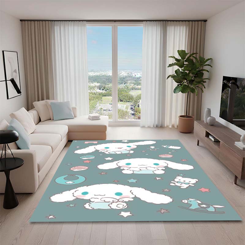 1PCCinnamoroll Cartoon Rug, Suitable for Bedrooms, Living Rooms, Sofas, Doormats, and Children's Non-slip Floor Mats.