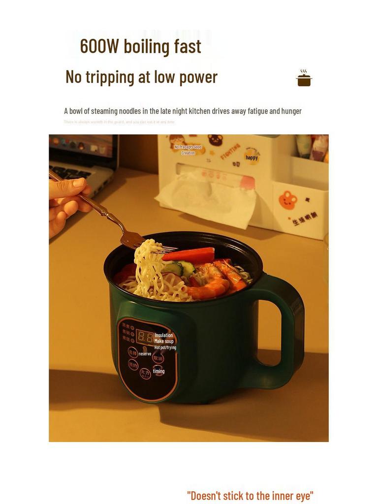 Mini Cocina Eléctrica Multifuncional Antiadherente para Residencias Estudiantiles y Hogares