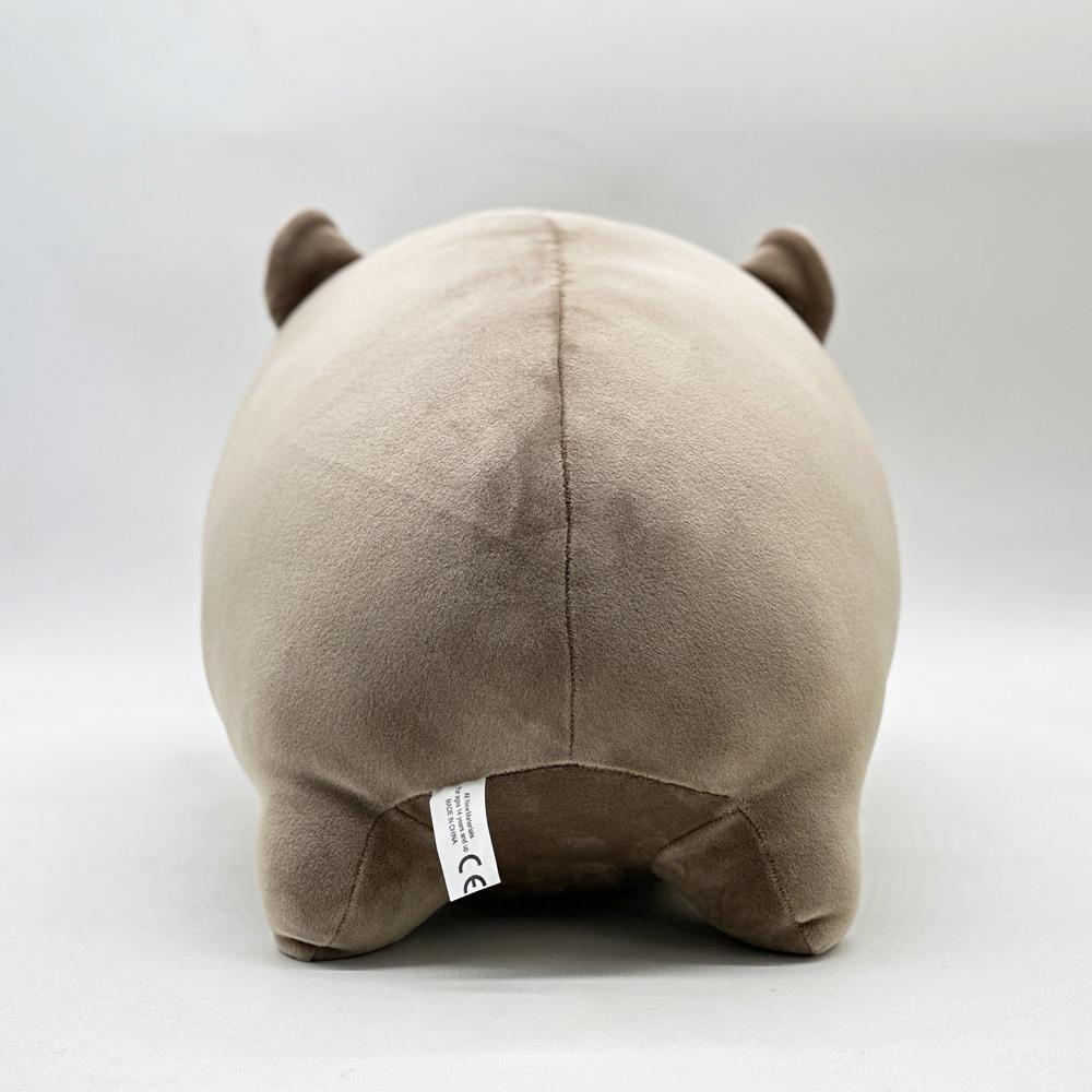 Soft Moo Deng Plush Toys Hugable Pygmy Hippo Plushie Toy Moo Deng Hippo Plush  Home Toy Decoration