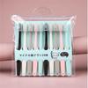Adults Toothbrushes Soft Brush Hair Multi Colors Toothbrush Set with Cover for Dental Care 10pcs