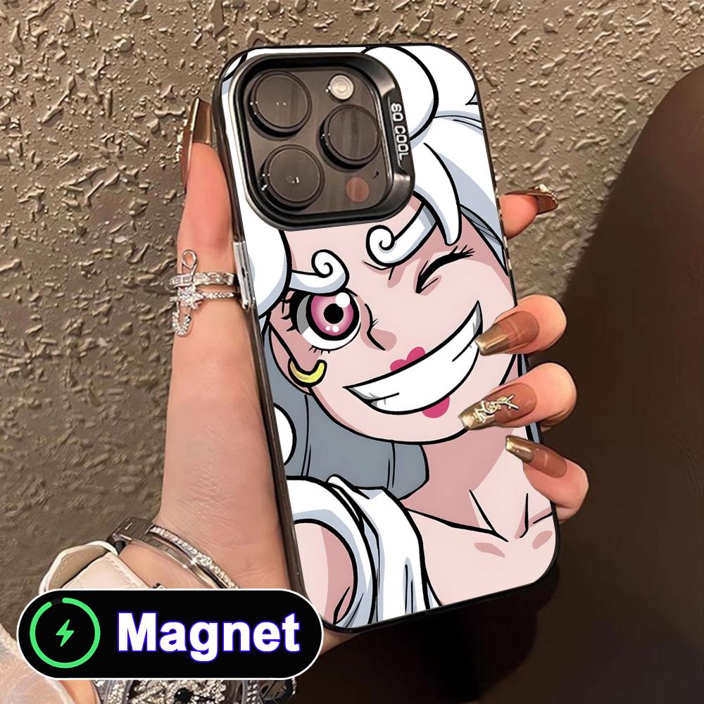 Jewelry Bonney Phone Case for iPhone 17 16 15 14 13 12 11 Air Pro Max Plus Colorful Silver MagSafe Cover