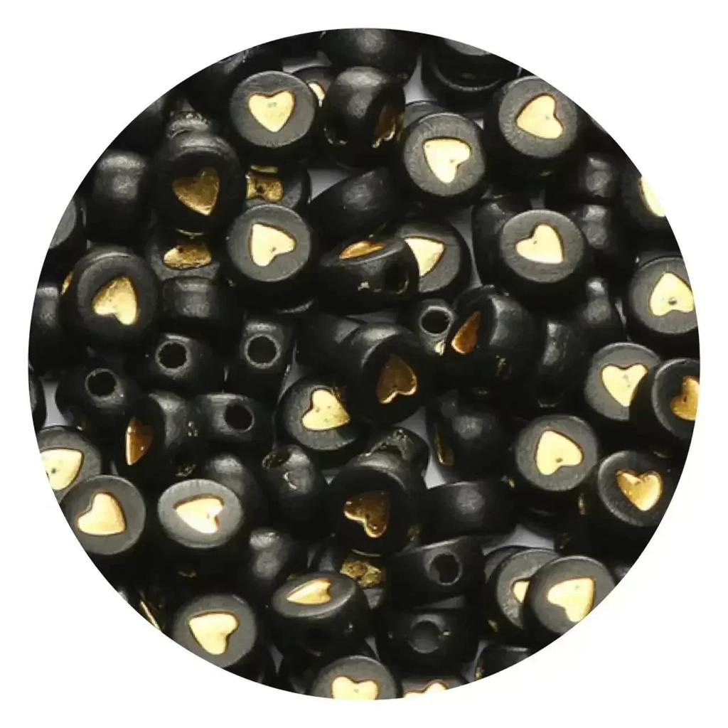 100-500PCS Love Heart Beads Acrylic Colorful Loose Spacer Beads for Jewelry Making DIY Handmade Bracelet Earrings Accessories