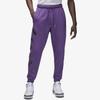 Jordan MVP Knitted Sweatpants Men's Purple Thickened Cuffed Pants FB7028-502