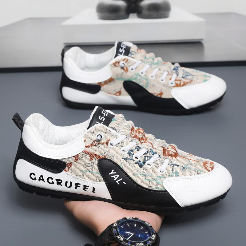 Foreign trade shoes 2025 new summer breathable sports casual shoes men's soft sole trend versatile men's casual shoes