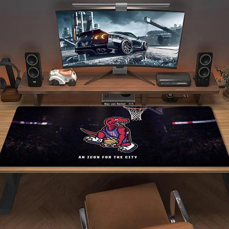 Toronto Raptors Mouse Pad Large Gaming Table Cushion Nonslip Laptop Tablet Big Mousepad Xxl Mat Mini Pc Playmat With Lock Edge