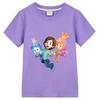 Kids Summer T-shirts for Boys Tops Cartoon The Fixies T Shirt Witch Wizard Funny Tshirt Girls Short Sleeves 100% Cotton Tees