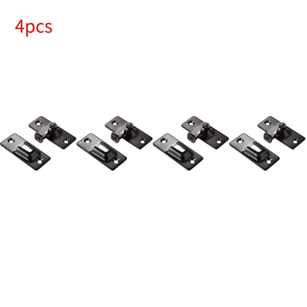 Door Lock Guard Latch Bolt 90 Degree Steel Toggle Latch Sliding Barn Door Lock Wine Cabinet Closet Right Angle Lock Hardware