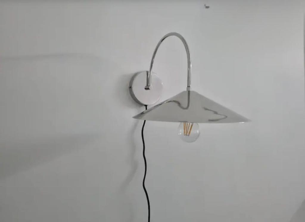 Plug In Wire Shade Wall Sconce Wall Lamp Mid Century Wall Light Fixture