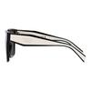 Prada Logo Detail Acetate Square Sunglasses Unisex sunglasses Black 0PR-24ZS1AB5S01AB5S0