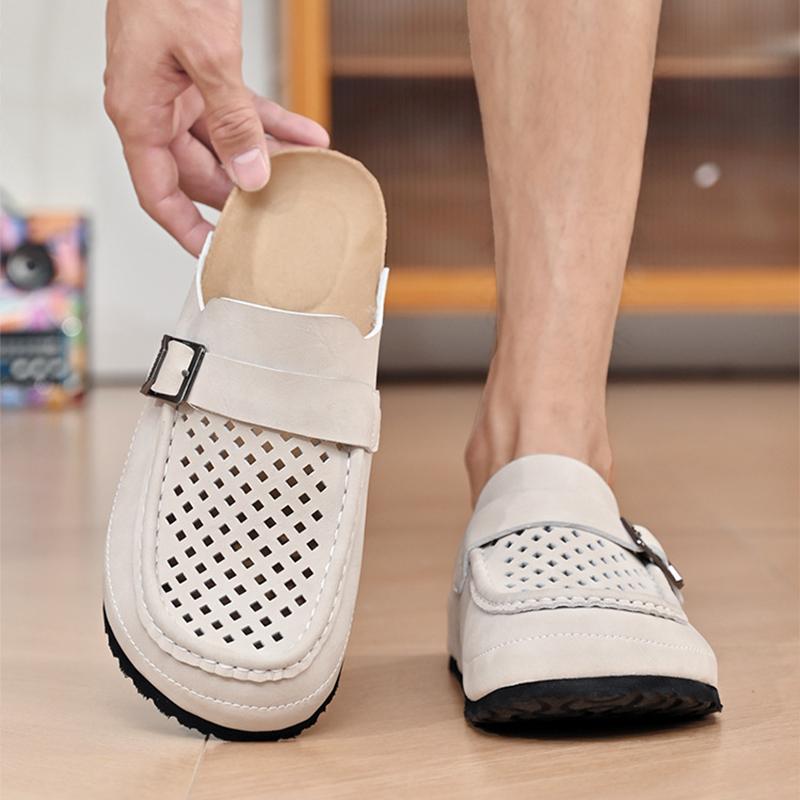 Summer Casual Versatile Slippers for Men's Trend, Anti Slip, Comfortable, Breathable, Fashionable Men's Shoes, Sandals