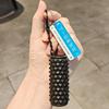 Mini Wolf Teeth Foam Roller Keychain: Fitness Pendant & Bag Decoration Gift