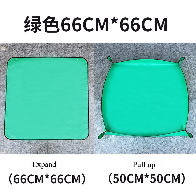 50-100mm Gartenmatte PE Quadratische Pflanzenunterlage Wasserdicht für Umtopfen Blumentöpfe Anzuchtmatte Garten Umtopfen Schmutzabweisende Plane