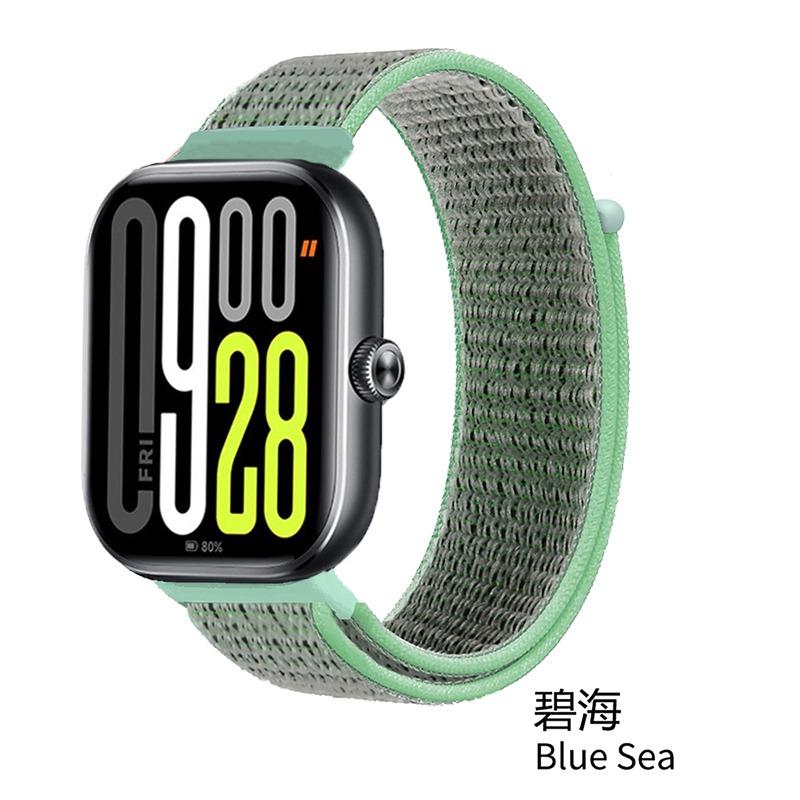 Braided Nylon Strap for Xiaomi Mi Band 9/8 Pro Breathable Comfortable Accessories Replaceable Wristband Redmi Watch 4/5 correa