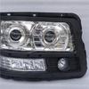 Compatible Headlight Assembly for Shaanxi Delong F3000/M3000 Truck: LED Bi-Beam Four High Beam Headlights