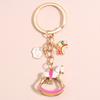 Multipurposd Charm Unicorns Keychain with Rainbow Mane Enamel Sturdy Alloy Handbag Charm Accessory for Men and Women
