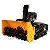 High-Power Tracked Snow Blower with Gasoline Engine for Community and Road Use