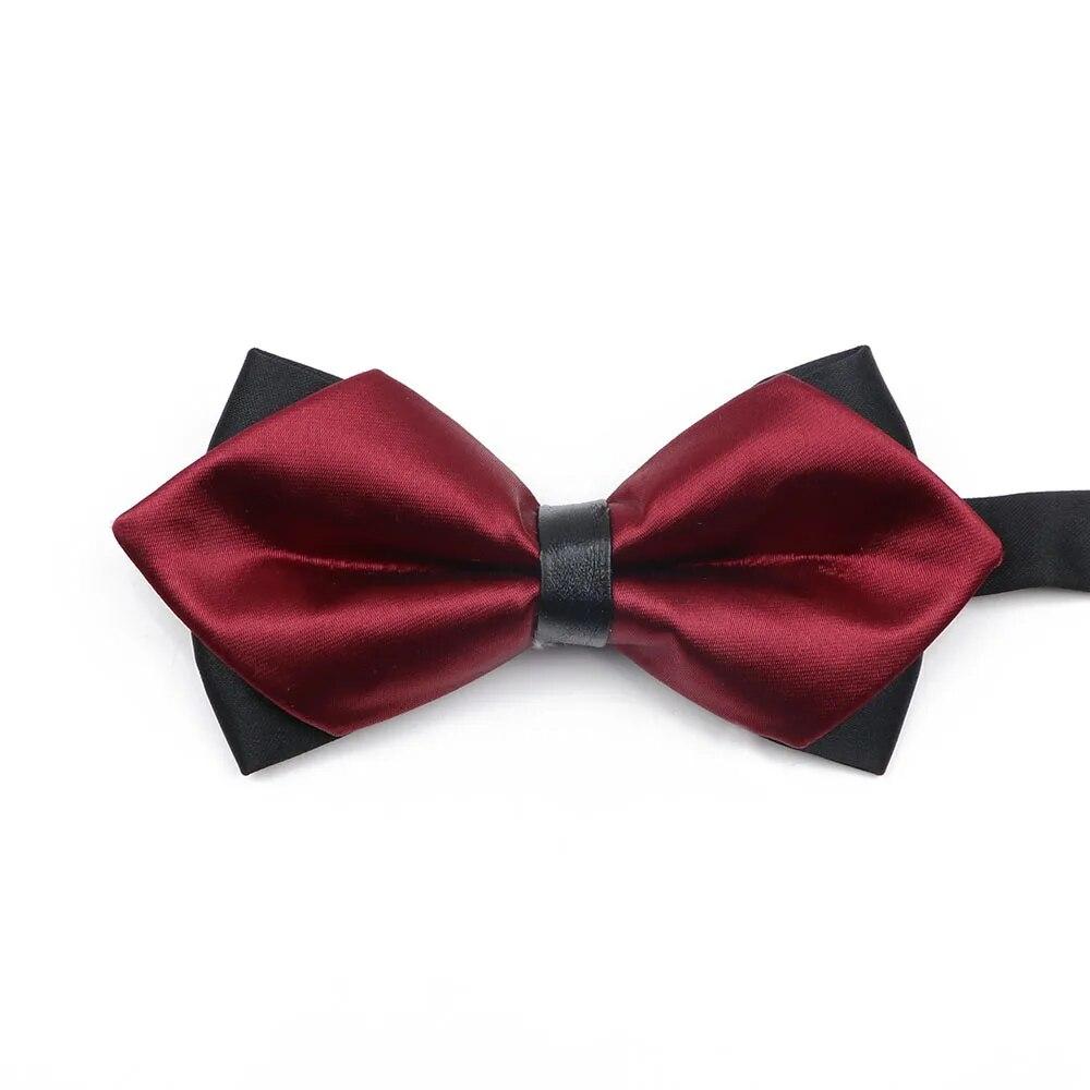 Men Bow Ties Groom Wedding Fashion Adjustable Tuxedo Bowtie Business Colorful Neckties