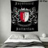 Feyenoord Rotterdam Wall Hanging Printed Fabric Blanket Decorative Tapestries for Bedroom Living Room Home Decor