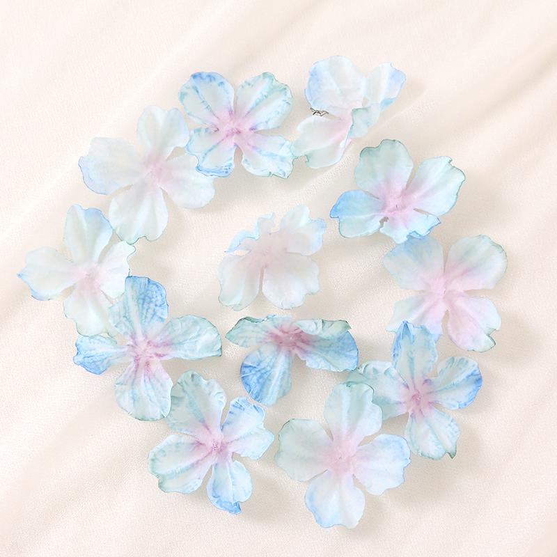 20/50Pcs Artificial Flowers 4.5CM Fake Flower Petal for Home Decor Wedding Decoration DIY Craft Gift Costume Ornament Accessory
