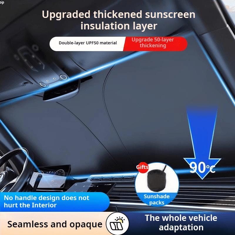 Auto-Sonnenschutz Hitzeschutz Faltbarer Windschutzscheiben-Sonnenschutz