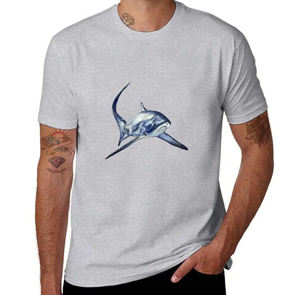 The Thresher Shark T-Shirt Quick-drying Quick Drying Shirts Graphic Tees Mens T Shirt Graphic